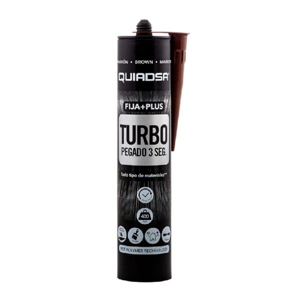 Adhesivo Fija Plus Turbo 290 m. Marron.